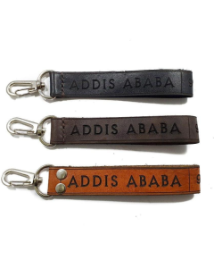 Leather Key Chains-Black