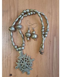 Neckless and earring1
